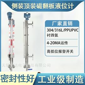 CD-CFBYWJ侧装/顶装磁翻板液位计带远传防腐/PP/PVC
