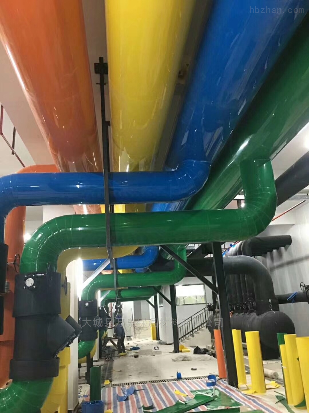 管道保温外保护pvc成型彩壳