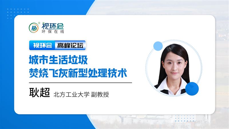 城市生活垃圾焚燒飛灰新型處理技術(shù)