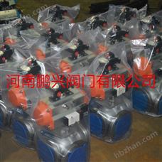 Q645F氣動T型三通球閥之產品特點與流向剖析