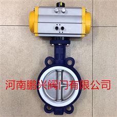 D671FP氣動四氟不銹鋼板蝶閥之產品特點與執行器性能