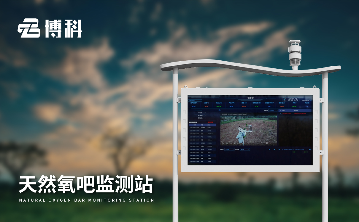 森林公園空氣負氧離子監測展示系統