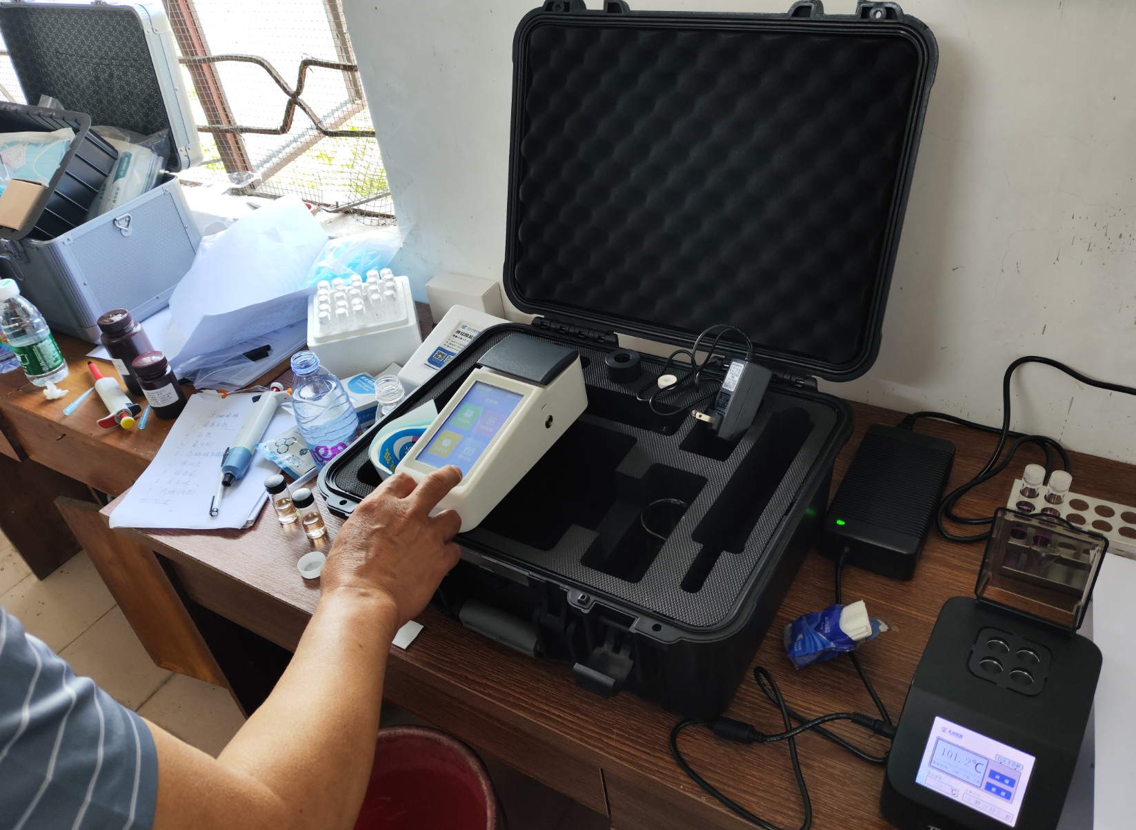 天尔 TE-89 水质测定仪落地广东水厂 工程师免费上门培训圆满完成