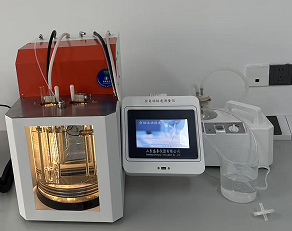 安徽峆一药业采购我司ST204A全自动药典乌氏运动黏度试验仪