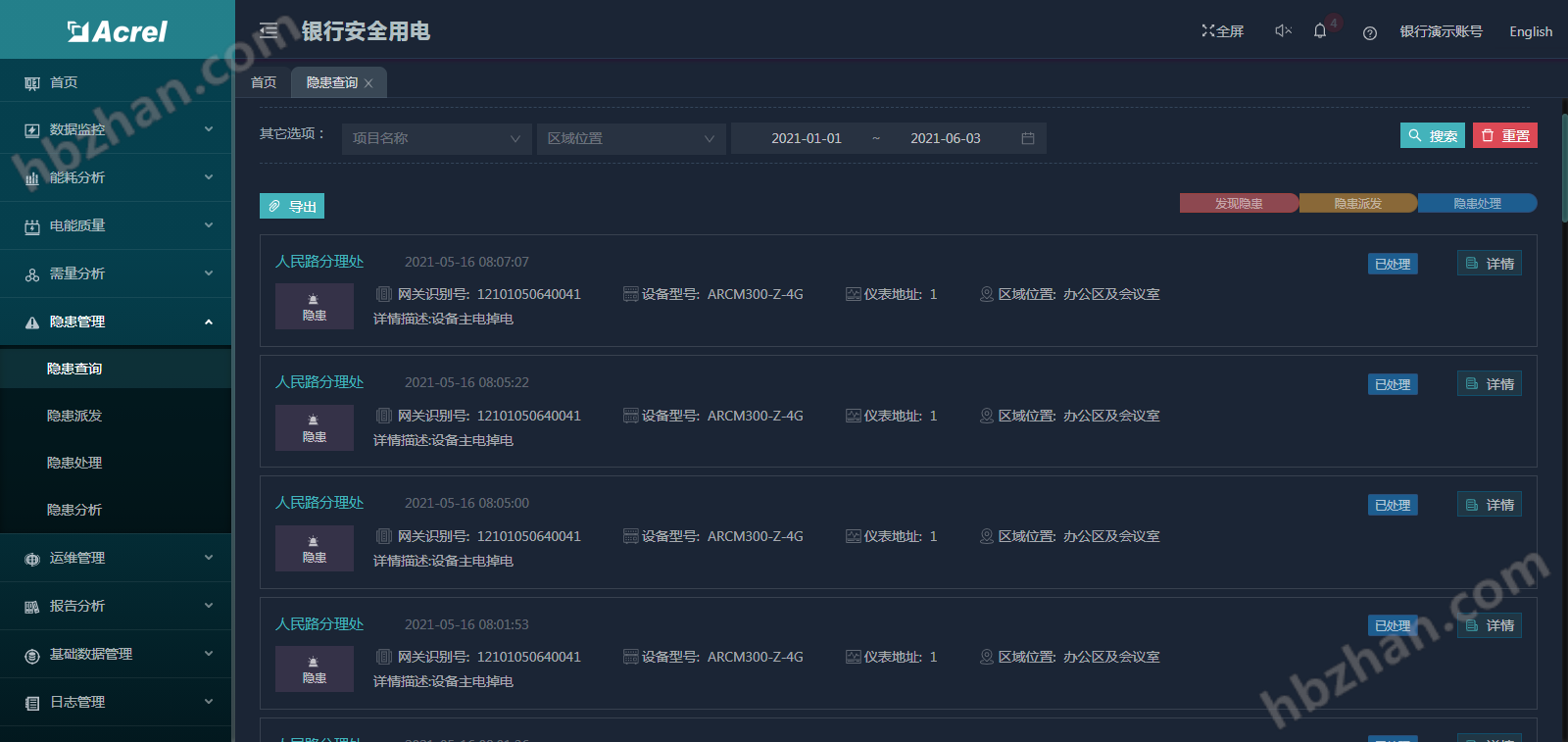 银行安全用电解决方案
